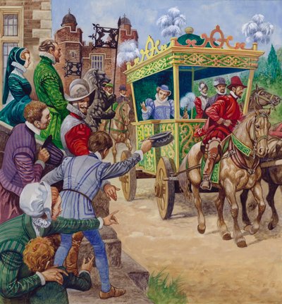 La regina Elisabetta I visita una casa di campagna da Peter Jackson
